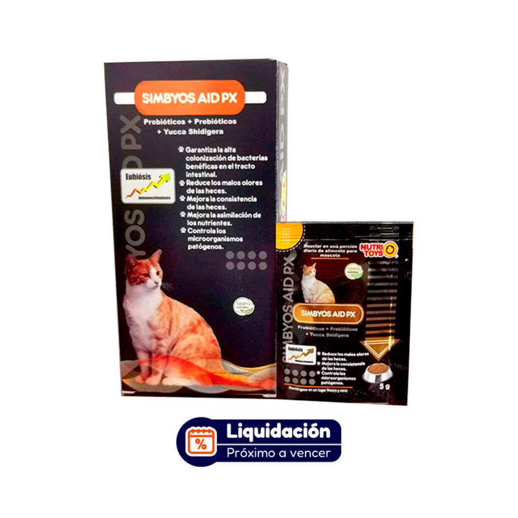 Simbyos sachet Aid Gatos (1 und) (AGOSTO 2026) - Señor Mascota